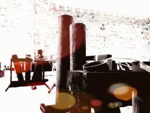 Montaje de fuegos artificiales